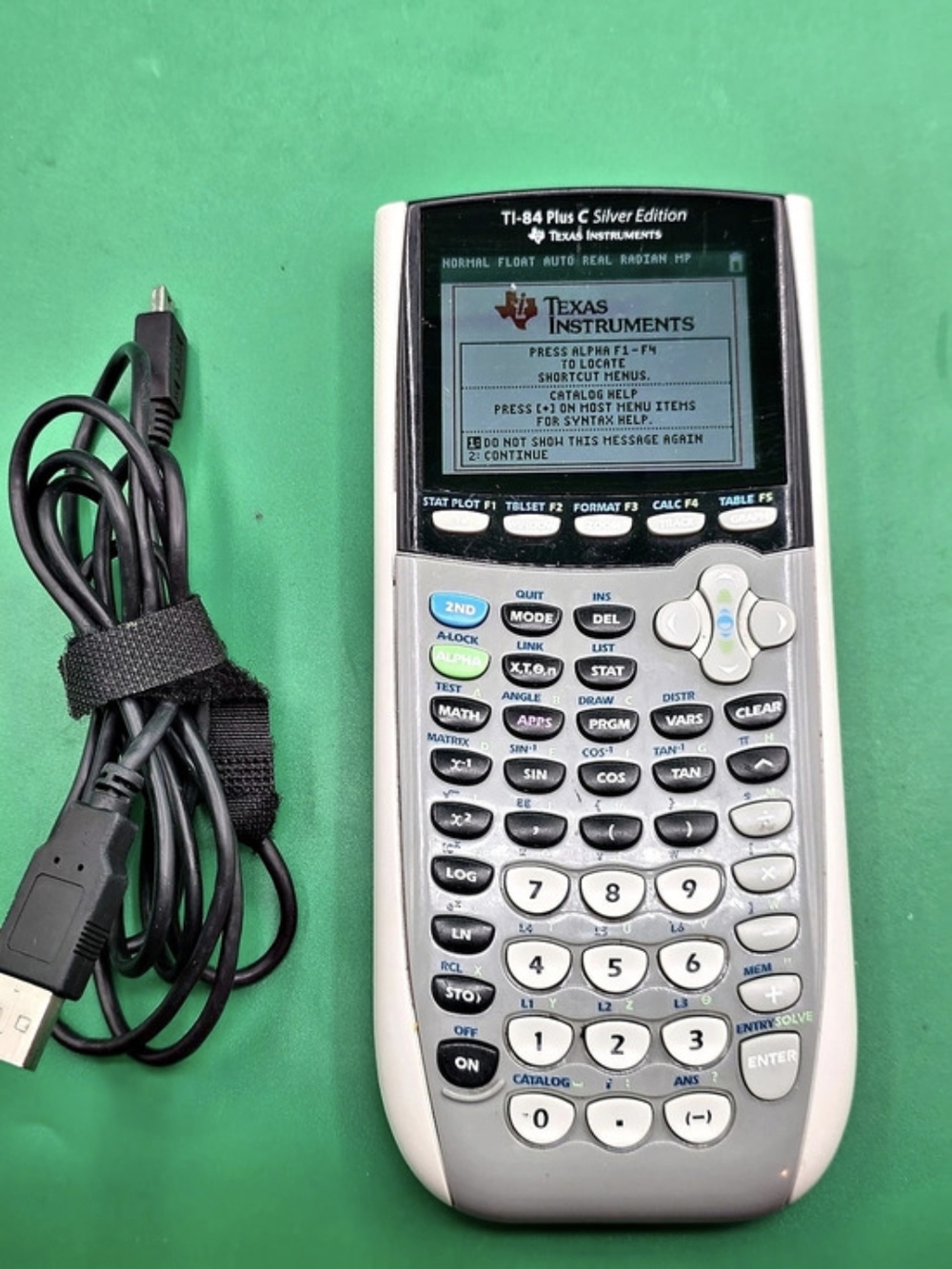 Texas Instruments TI-84 Plus C Silver Edition Graphing Calculator